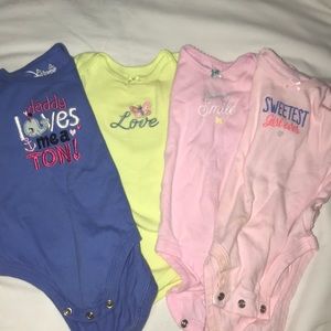 4 bodysuit sets